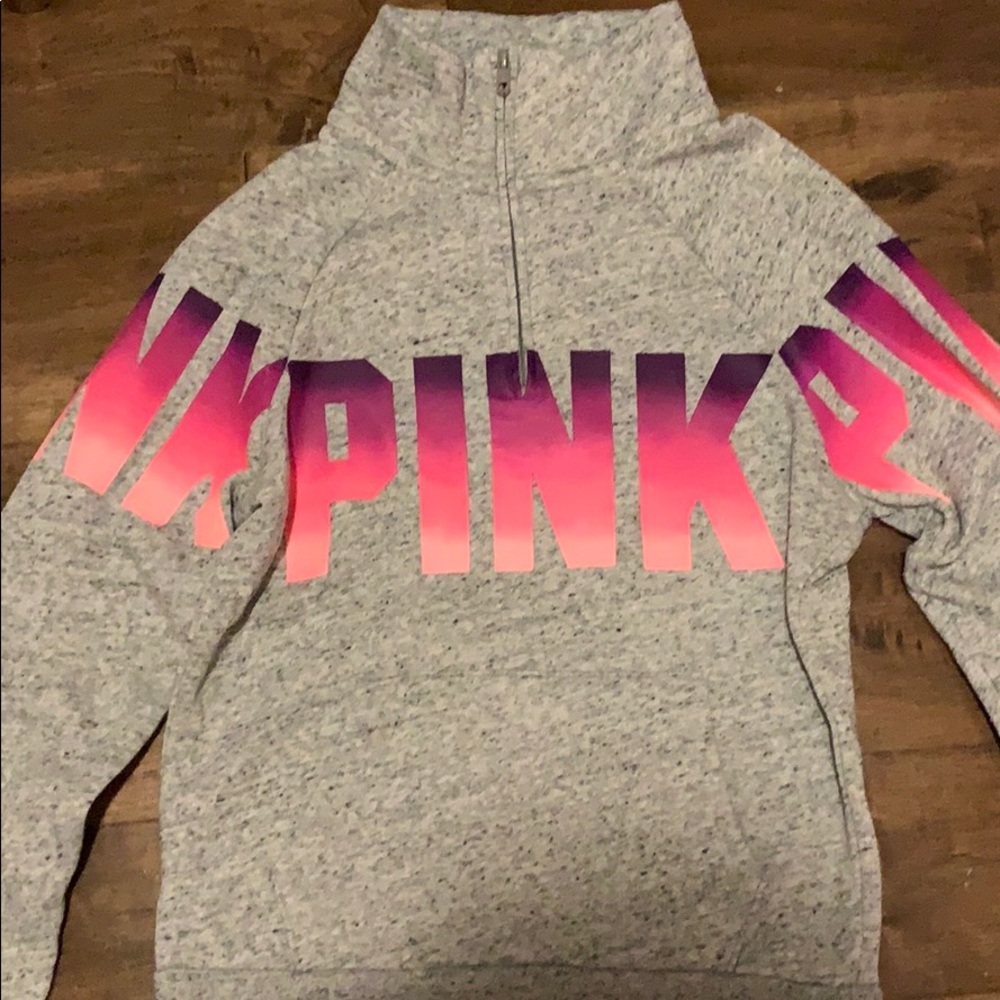 pink sweatshirt
